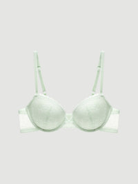 Soft-wired Medium Pad Lace Bra