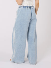 Wide Leg Denim Pants