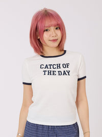 Graphic Ringer Tee