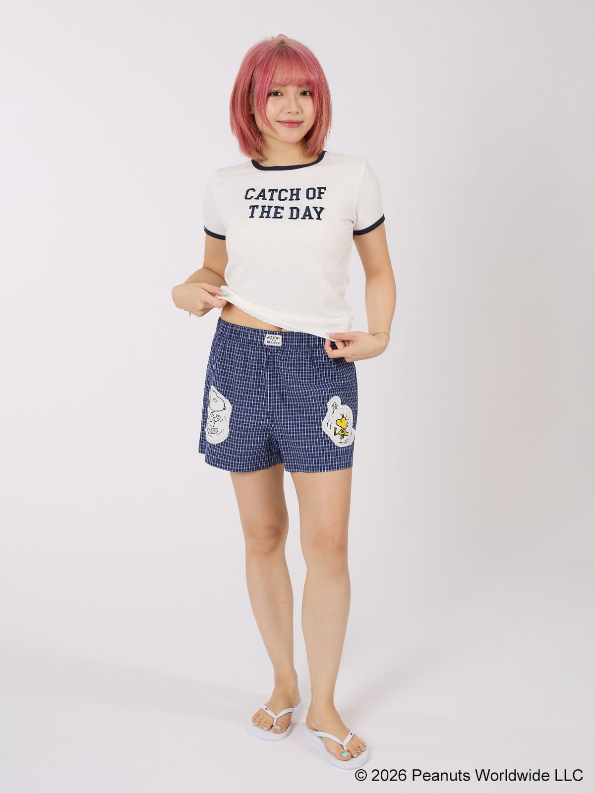 Snoopy Collection, Woven Graphic Shorts