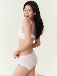LADA, Cotton Light Pad Bra - 8f6-offwhite